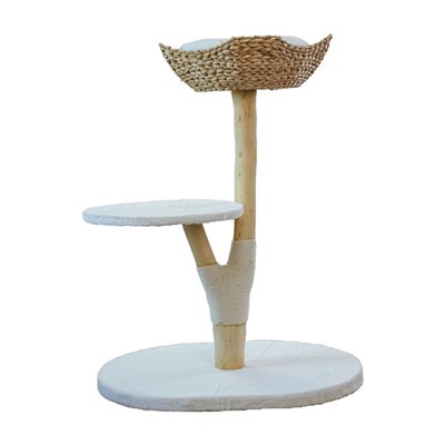 Tkaný košík na mačku